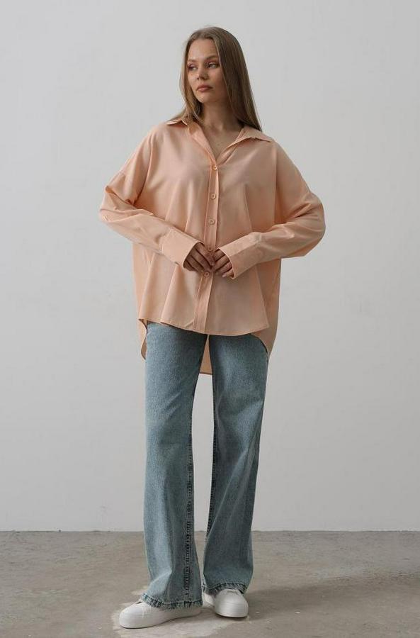 Geniş Manşet Detaylı Gömlek