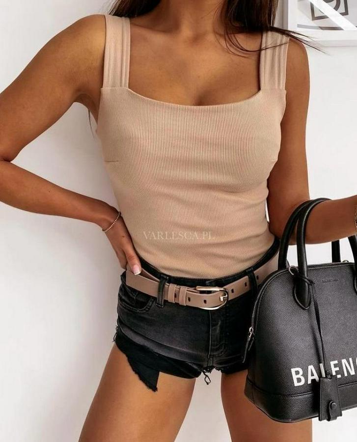 Askılı Kaşkorse Basic Bluz