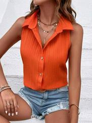 Sıfır Kol Pamela Kumaş Gömlek