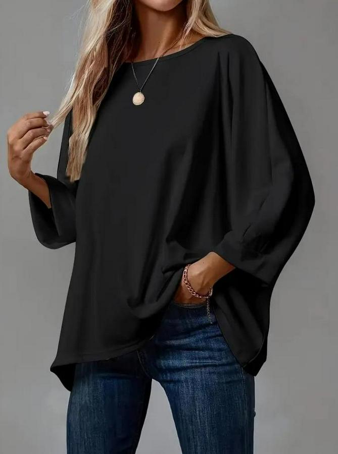 Truvakar Kollu Bisiklet Yaka Viskon Bluz