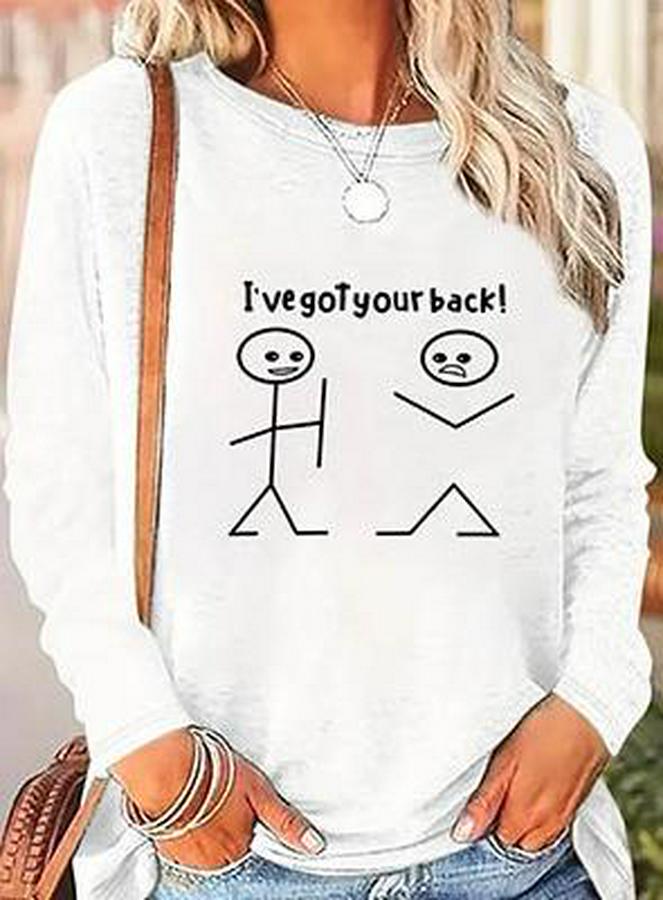 Uzun Kollu Bisiklet Yaka Baskılı Viskon Bluz