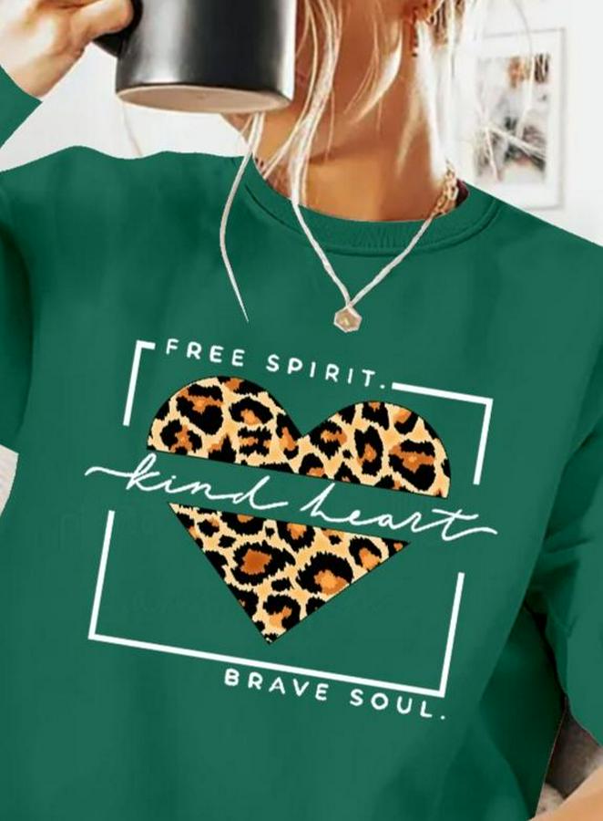 Uzun Kollu Bisiklet Yaka Desenli Viskon Iki Iplik Bluz