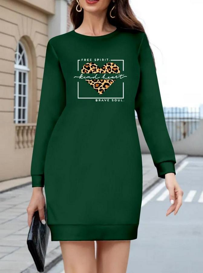 Uzun Kollu Bisiklet Yaka Desenli Viskon Iki Iplik Bluz