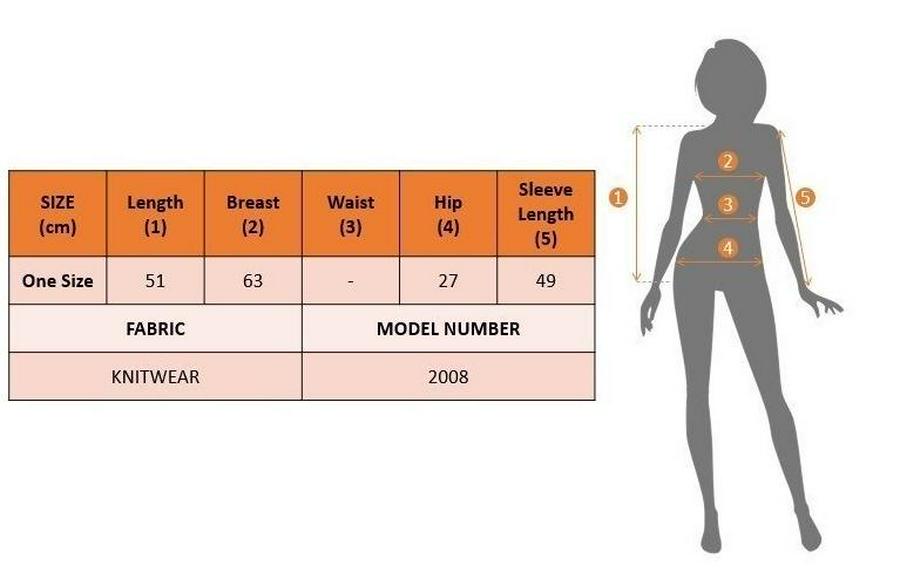 Uzun Kollu Düğme Detay Triko Bluz