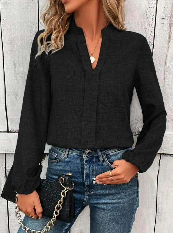 Uzun Kollu Hakim Yaka Bluz