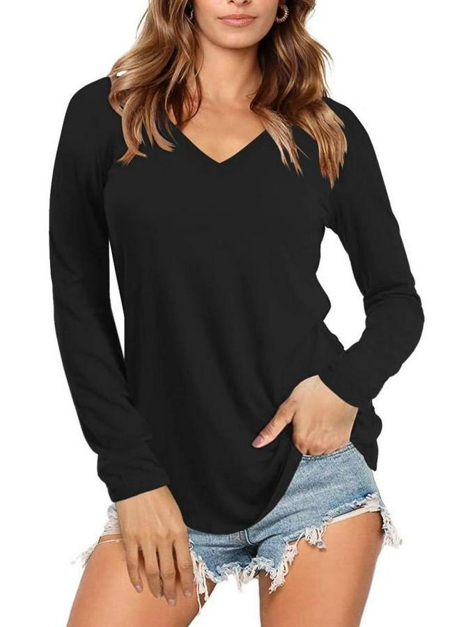 Uzun Kollu V Yaka Bluz
