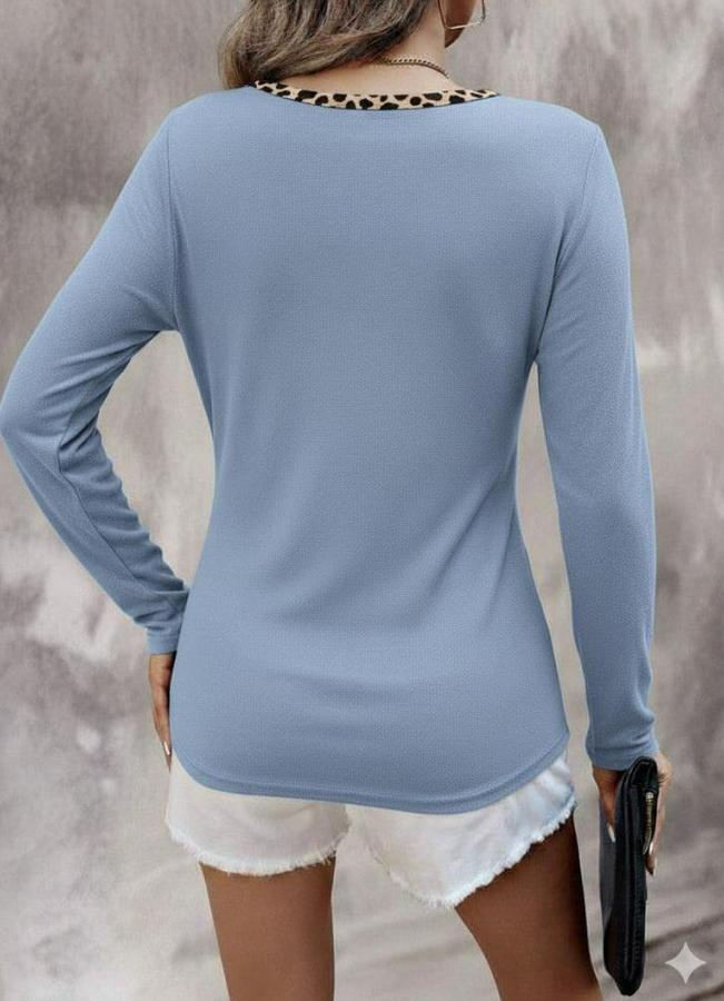 Uzun Kollu V Yakalı Kaşkorse Bluz