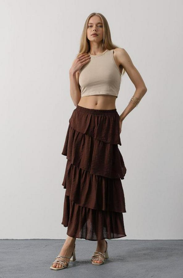 Katlı Kesim Uzun Etek