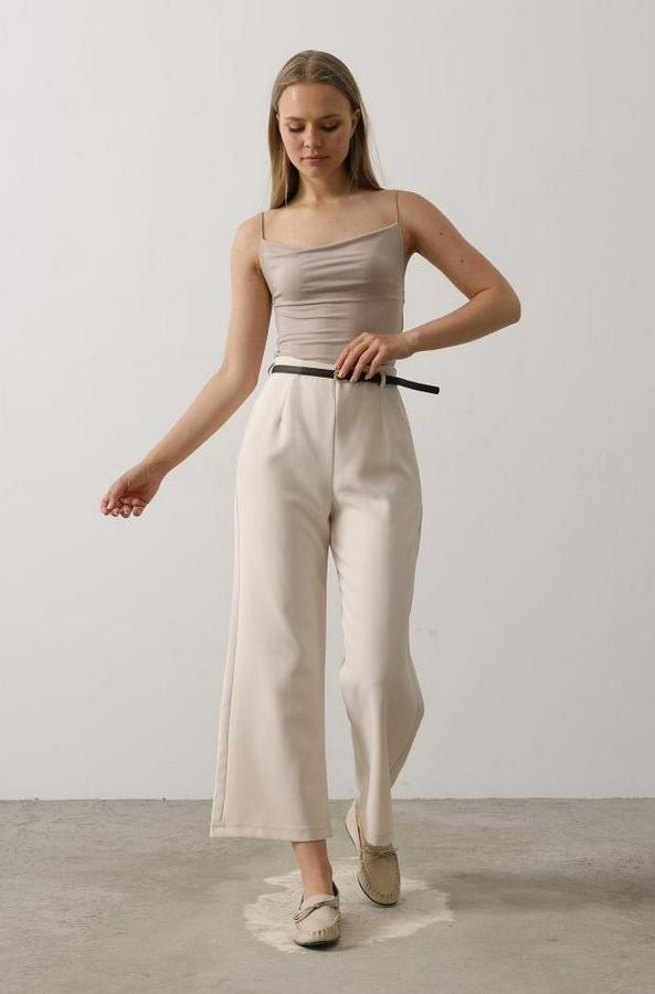 Kemer Pens Detaylı Pantolon