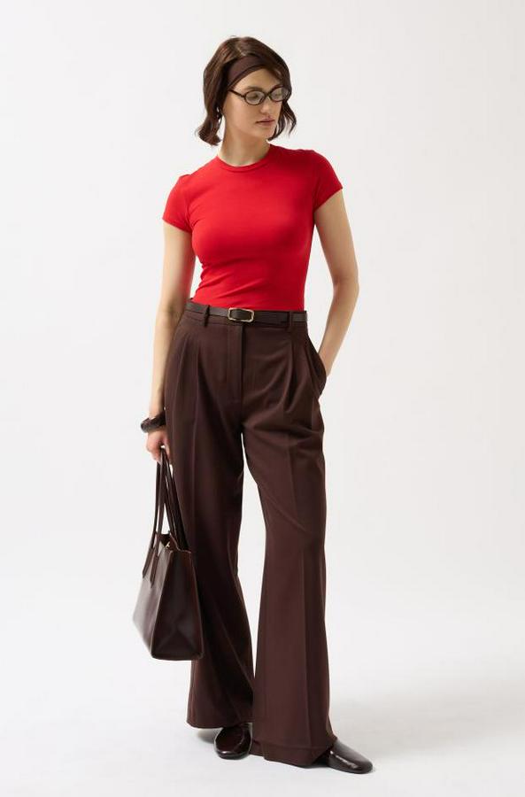 Likralı Basic T-Shirt