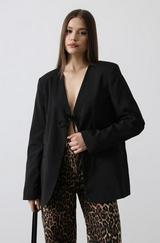 Önü Bağlamalı Blazer Ceket