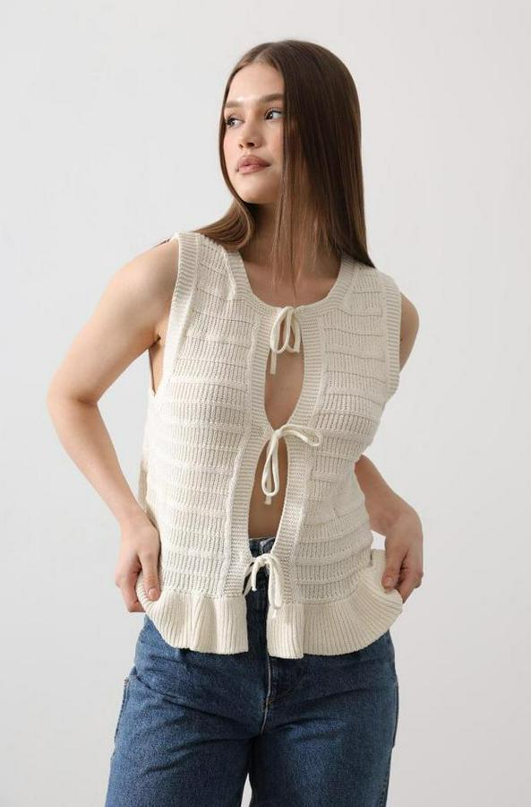 Önü Bağlamalı Yelek