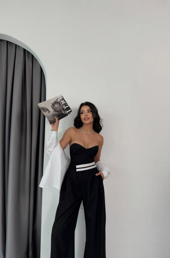 Pantolon Bel Şerit Detayli