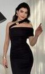 Reta Çapraz Omuz Elbise