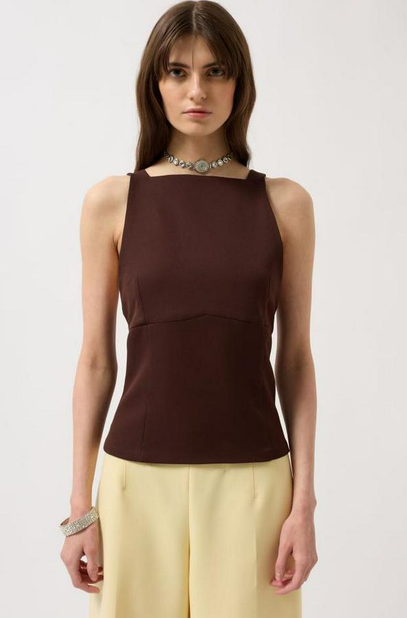 Sırt Kurdele Detay Bluz