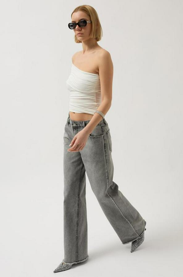 Taş Şerit Detaylı Jean