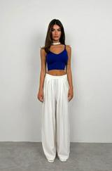V Yaka Crop Bluz