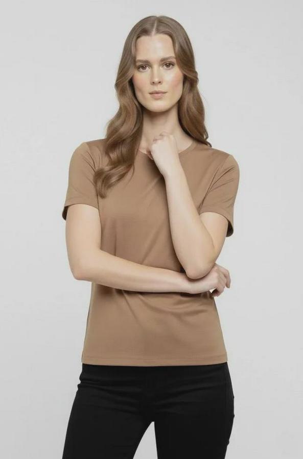 T-Shirt Bisiklet Yaka Slim Fit Likralı Tişört Günlük Basic Body