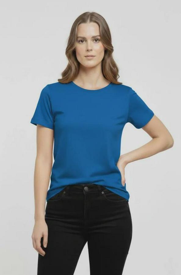 T-Shirt Bisiklet Yaka Slim Fit Likralı Tişört Günlük Basic Body