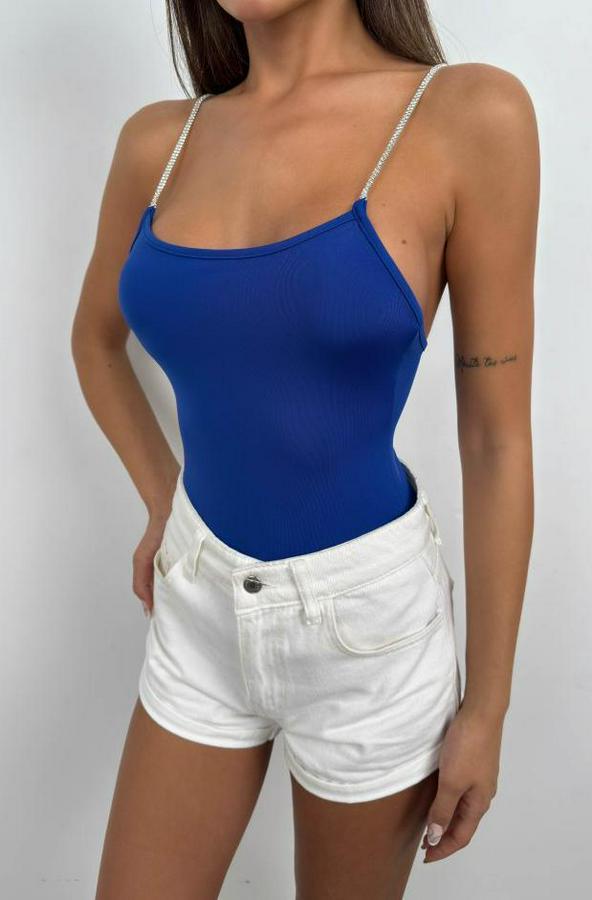 Taş Askılı Bodysuit