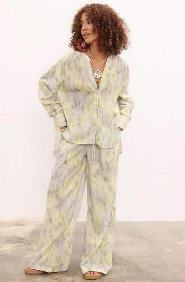 Bonnie Flamlı Keten Takım 9564-08