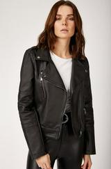 Suni Deri Biker Ceket