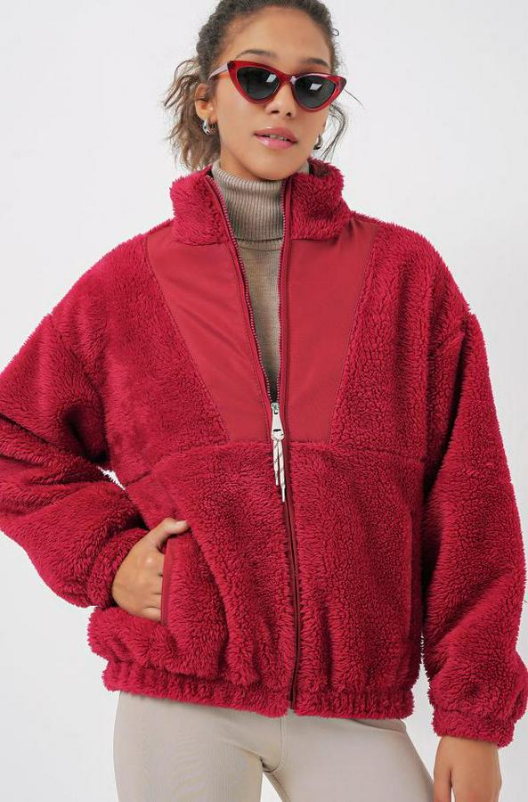 Peluş Mont Ceket