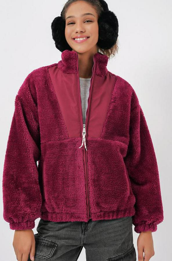 Peluş Mont Ceket