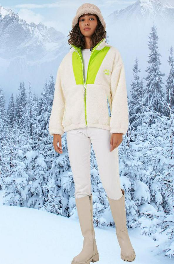 Peluş Mont Ceket