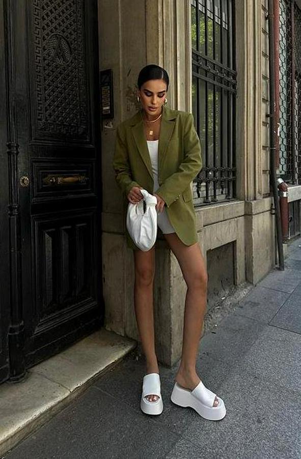 Agnes Blazer Keten Ceket  6105