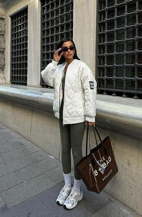 Alisa Oversize Kapitone Bomber Ceket 7058 -08