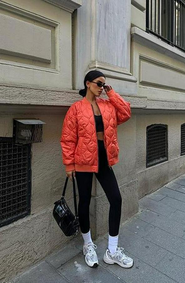 Alisa Oversize Kapitone Bomber Ceket 7058 -08