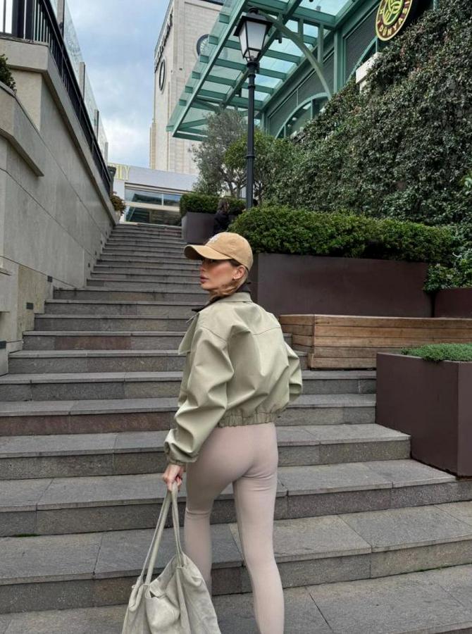 Çift Yakalı Ceket Mont