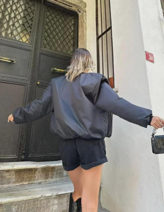 Düz Bomber Ceket