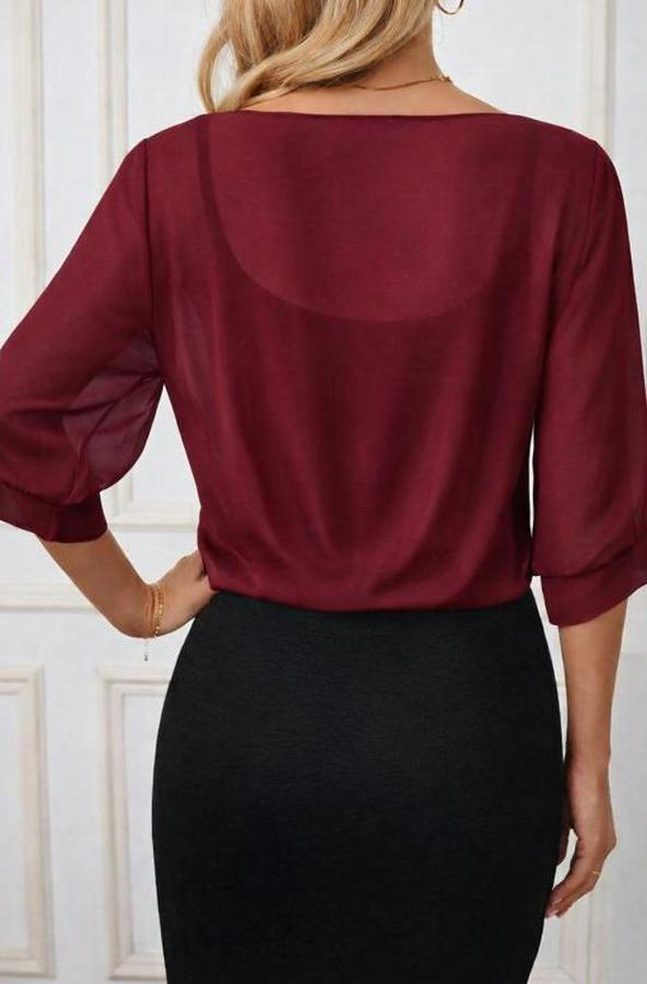 Fakir Kollu Önden Bağlamalı Kısa Şifon Bolero Ceket