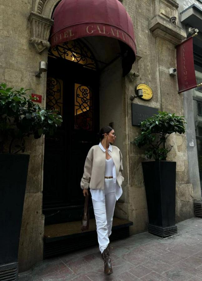 Kaşe Kaşmir Fermuarlı Ceket