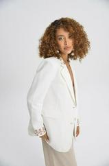 Leomie Nakışlı Blazer Ceket 6106