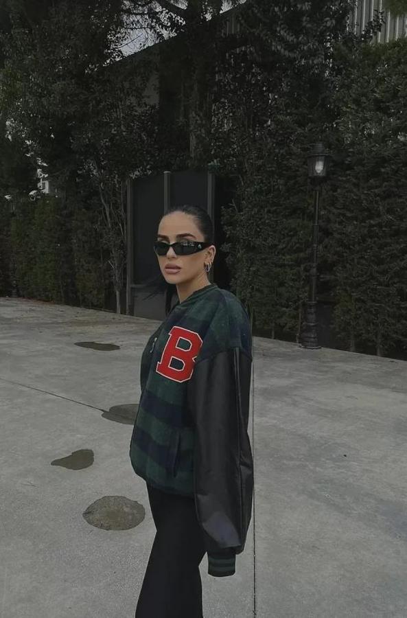 Pötikare Desen Nakışlı Kolej Ceket