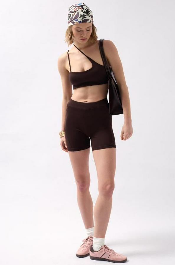 Cep Detay Biker Şort