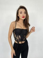 Crop-Siyah