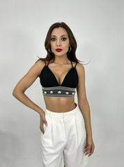 Crop-Siyah