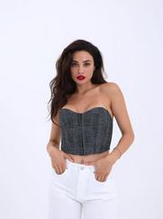 Crop-Siyah