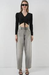 Sandy Crop Bluz