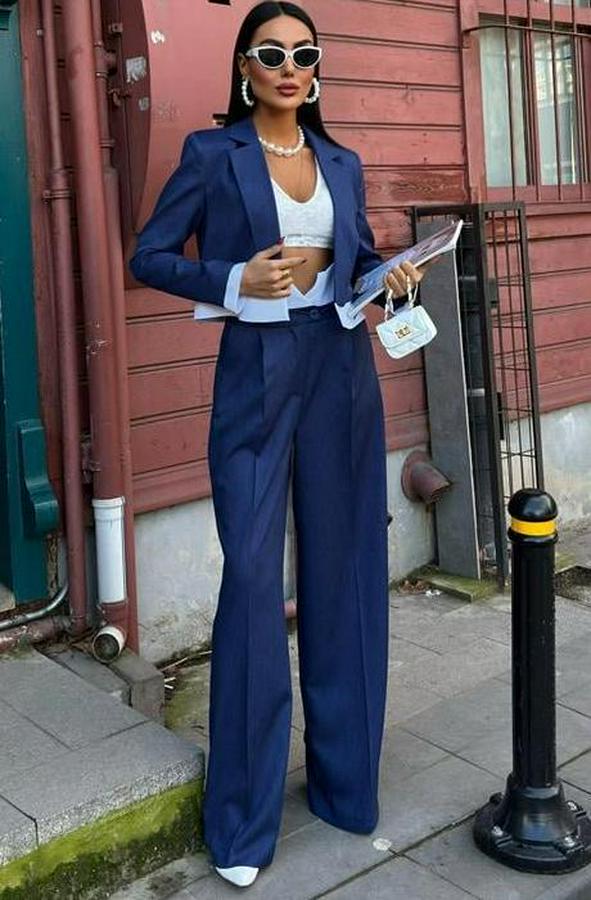 Audrey Crop Ceket Takım 10106