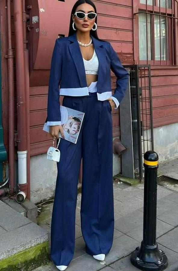 Audrey Crop Ceket Takım 10106