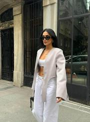 Crop Ceket Bağlama Kuyruklu