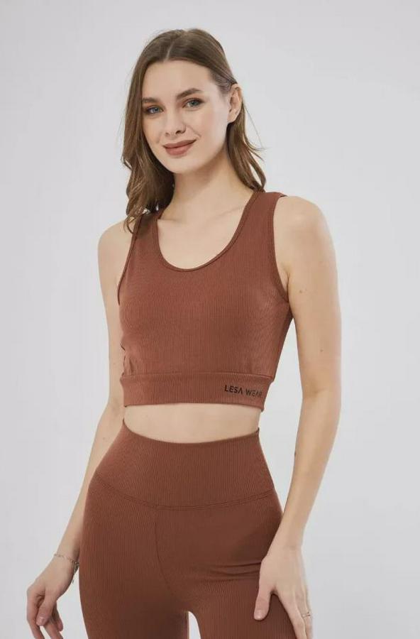 Fitilli Baskılı Crop