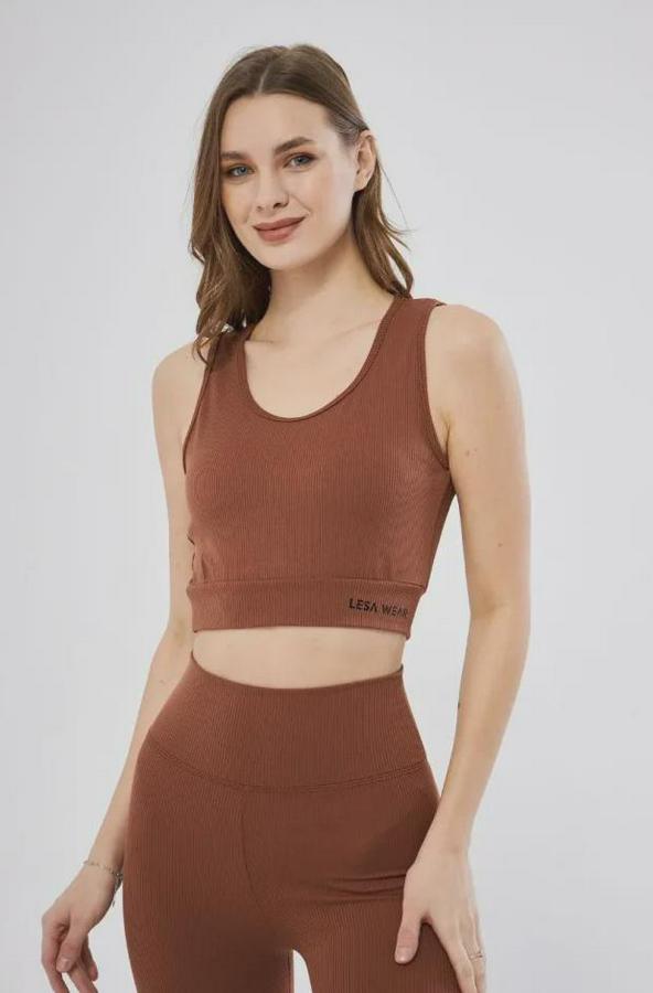 Fitilli Baskılı Crop