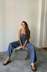 Tencel Crop Askili Bluz