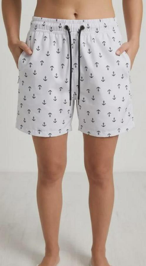 Deniz Şortu Fermuarlı Cepli File Astarlı Hızlı Kuruyan Premium